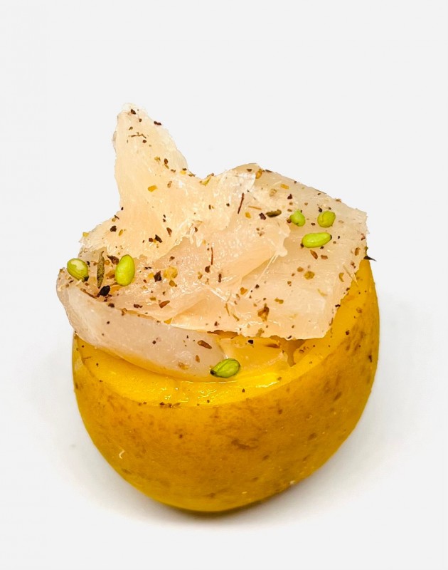 Le Coeur de thon blanc fumé, béarnaise