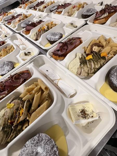 Plateau repas livré en entreprise