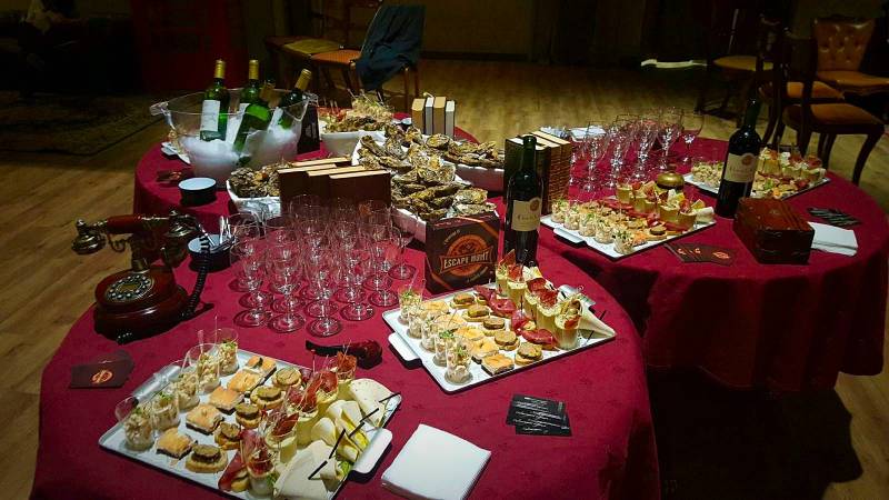 cocktail dinatoire du personnel escape hunt bordeaux